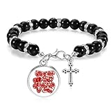Matériau : argile polymère Blessing Bracelet en perles coupées de papier pour homme et femme