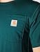 Carhartt Men's Force Relaxed Fit Midweight Short-Sleeve Pocket T-Shirt, Greenstone, X-Large Tall