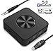 Yuanguo Trasmettitore e Ricevitore Bluetooth 5.0, 2 in 1 Adattatori per Casa e Car Audio Sistema ad Alta Definizione e Bassa Latenza, Portata 20 m, Supporto da 3,5 mm Aux, RCA, Connessione Ottica