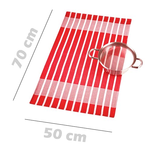 Torchons de cuisine en coton absorbants contre les traces de vaisselle - 7