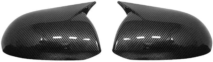 Coques rétroviseur Rio 3 2011-2017 en ABS look carbone sans trou de clignotant