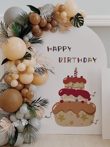 Vinilo decorativo de cumpleaños con pastel 21.84x31.7 in miniatura 3