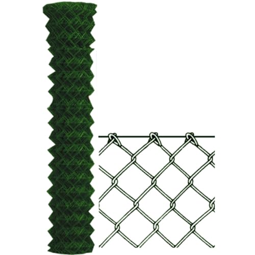 [Materiale zincato e plastificato] Struttura in filo zincato con rivestimento in PVC verde, ideale per uso esterno e resistente agli agenti atmosferici.