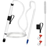 Clearance-Hgkeke 14” Auto Siphon with 12.9” Bottle Wand & 5.5FT Food-Grade Silicone, Beer Wine Siphon...
