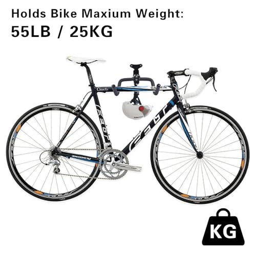 Image of HASTHIP Bicycle Wall Mount Stand, Heavy Duty BikeHanger for Home & Garage, Foldable Retractable Wall Mounted Rack Cycle Hanger Mount Rack for Indoor & Outdoor Storage Hanging Stand MTB Cycle