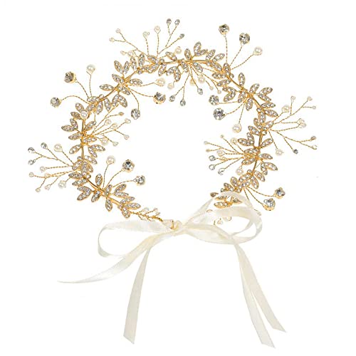 Asphire Handmade Floral Crystal Waist Band Rhinestone Pearl Bridal Veil Accessories Wedding Bride Bridesmaids Sash for Women