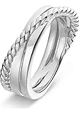 jette joop ring 750 gold  JETTE Silver Damen-Damenring 925er Silber 53 Silber 32013602