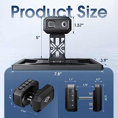 Onnais Defender Se Gun Trigger Lock For Pistols, Biometric Gun Lock For Rifles And Shotguns, Quick Release Gun Safe Lock With Fingerprint Key Pad, Firearms Safety Lock With Indoor Gun Racks And Stand #TOP5