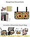 Sunflower Wheelchair Side Bag Walker Bag Basket, Modern Oil Painting Summer Botanical Wheelchair Accessories Armrest Pouch, Organizer Storage Bags for Walkerers, Rollators, Scooters, 7.3
