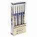 Gel Pen 0.35mm Black Blue Ink Pen Maker Pen School Office student Exam Writing Stationery Supply 12 Pcs/Set (Blue)