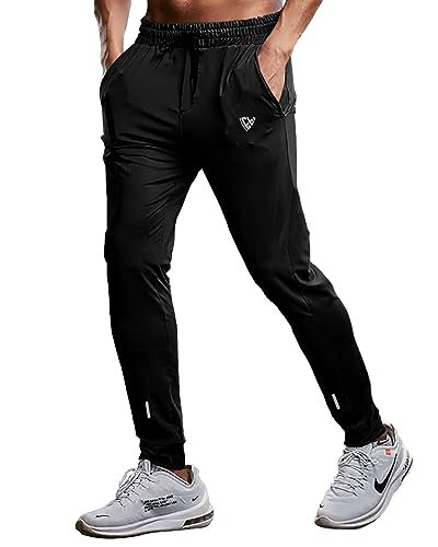 Image of EYEBOGLER Mens Regular Fit Track Pant Black-Grey