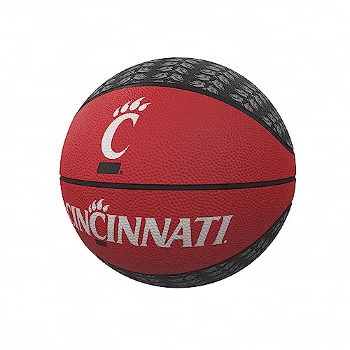 Balón de baloncesto mini Cincinnati de goma Logo Brands para fans