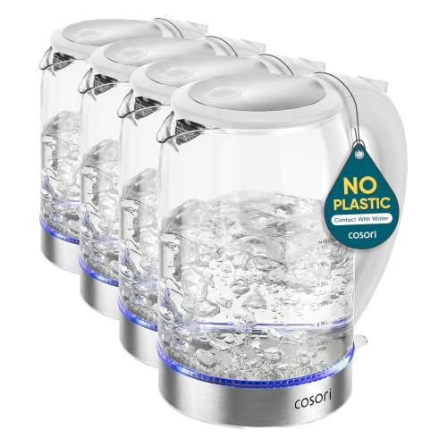 Image of Cosori Electric Kettle, No Plastic Contact with Water, 1.7L, White (Pack of 4)