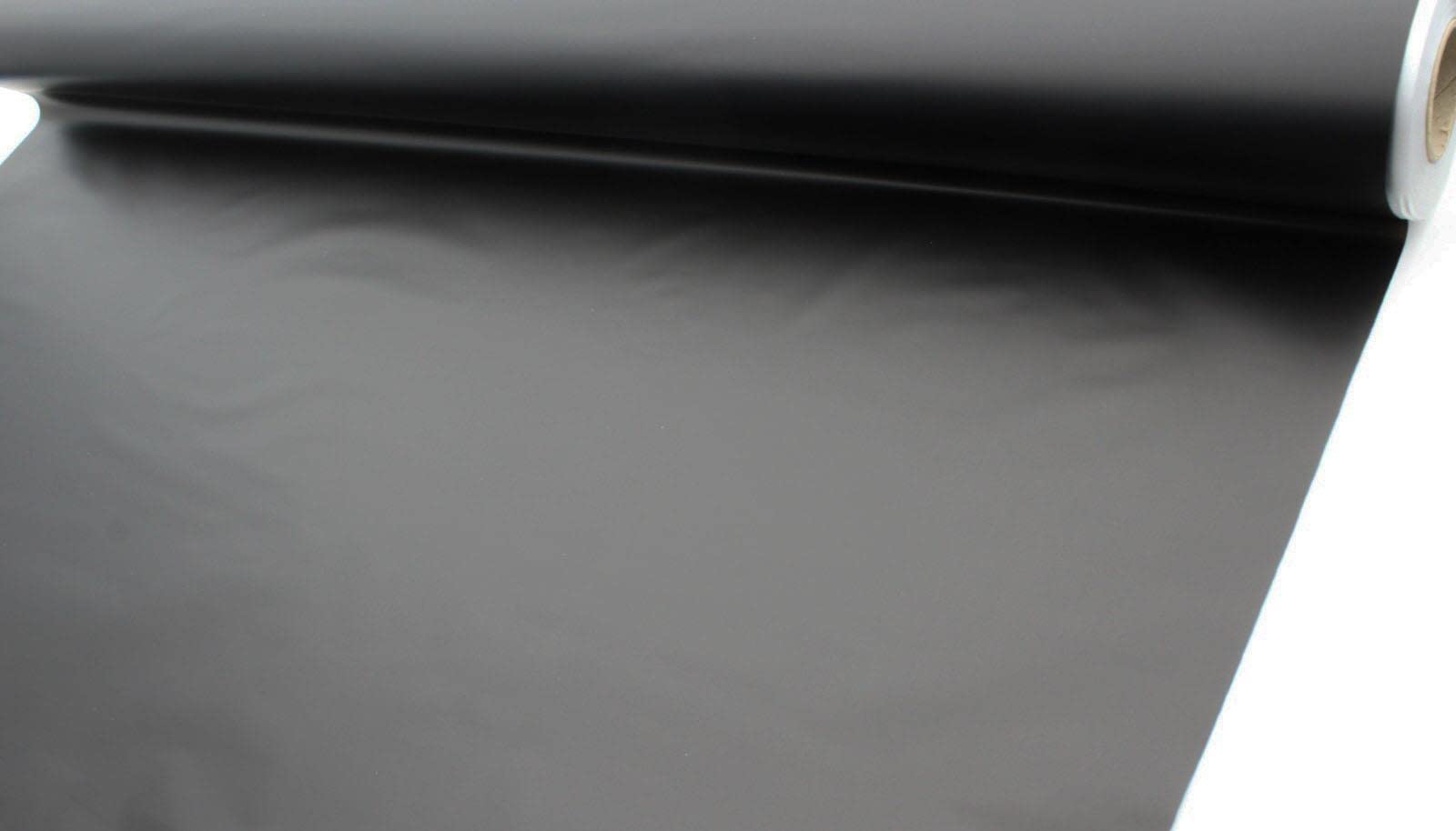 100m Frosted Florist Cellophane Hampers Gift Wrap Black (4877)