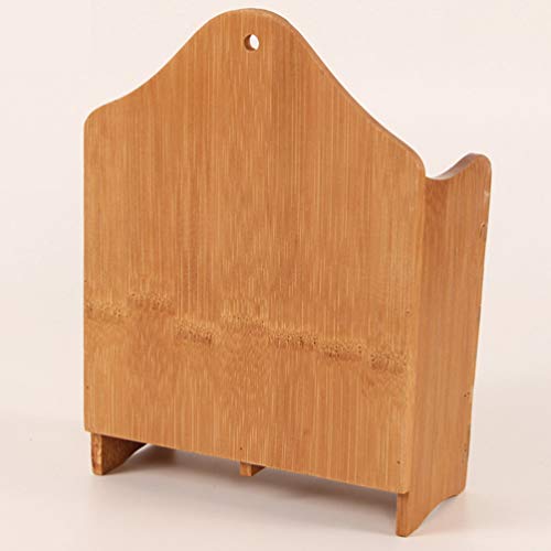 Hemoton 1 peça de talheres para guardar utensílios de bambu organizador de mesa prateleira para colh