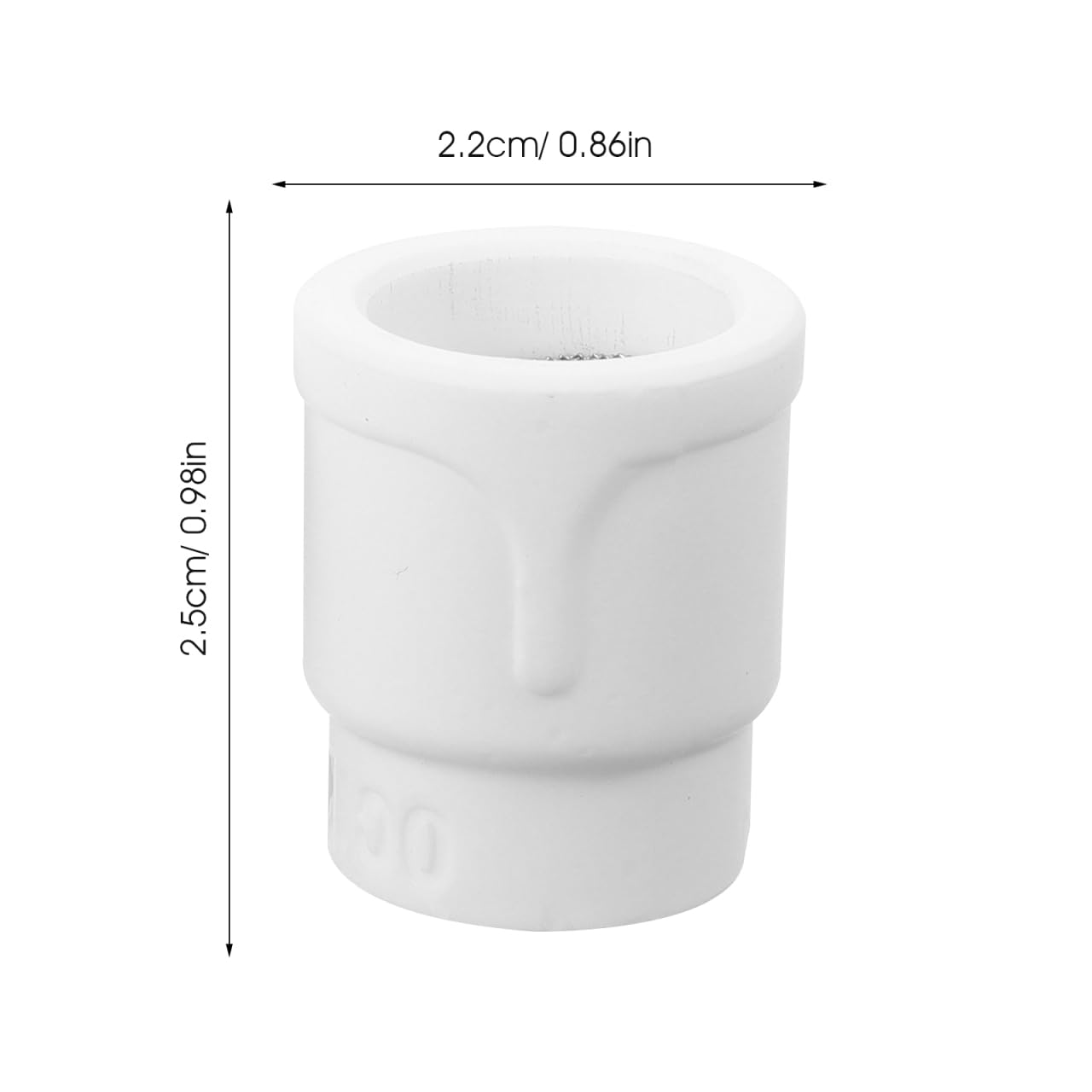 Healvian Tasse En Céramique Tig 2 Pièces Buse Tig Ceramique 10 Accessoire Soudure Pour Torche De Soudage À L'Arc Sous Argon Résistante À La Chaleur Pour Aviation Automobile Machines