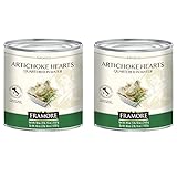 FRAMORE Artichoke Hearts in Water, Quartered, Authentic Italian, Imported, Canned