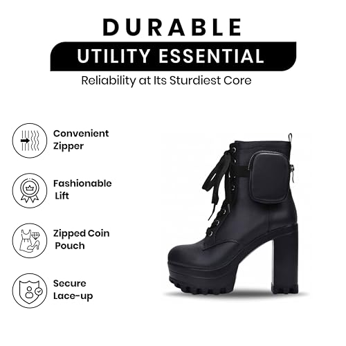 Cape Robbin Monik Round Toe Platform Block Heel Booties (Monik)2