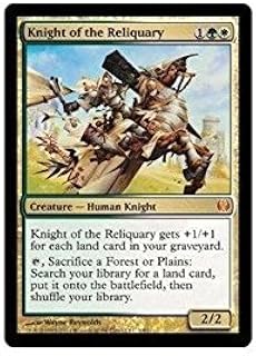 Magic The Gathering - Knight of The Reliquary - Duel Decks: Knights vs Dragons - Foil