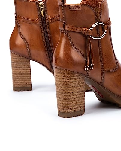 Pikolinos Para Mujer. W7M-8542 Botines De Piel Connelly MarróN -Altura TacóN 9Cm- (39), 8 A 10Cm, Cremallera, Casual - 5