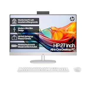 HP 27-cr0000sa 27" 1920 x 1080 pixels AMD Ryzen 7 7730U 16GB DDR4-SDRAM 512GB SSD All-in-One PC Windows 11 Home