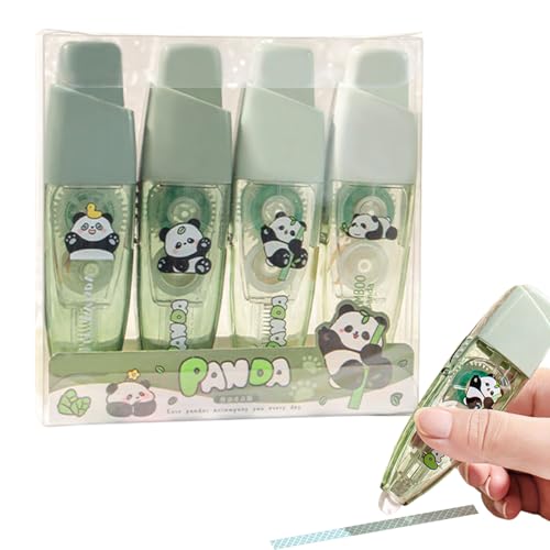 Cinta adhesiva de doble cara con dispensador - 4 piezas suministros portátiles para diario, cinta adhesiva de doble cara con dispensador | Para niñas adolescentes profesores diario papel postal foto