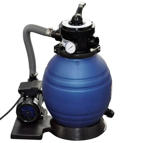 Fasba Bombas de Filtro de Arena para Piscinas: Filtrado de 11000 L/h, Resistente a la Corrosión, Certificación GS, 220-240V, IPX5 Modelo FCLRZJ-90291ES
