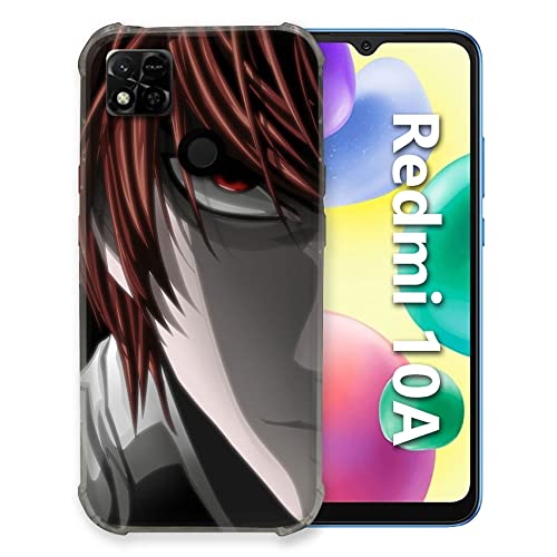 Carcasa para Xiaomi Redmi 10A Manga Death Note Kira ideal para convenciones anime