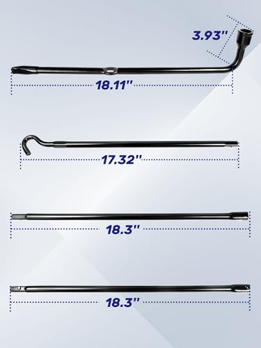 Image of F150 Heavy Duty Spare Tire Tool Kit with Spare Tire Jack Handle and Wheel Lug Wrench Compatible with 2004-2018 F150 Spare Tire Removal Tool Kit