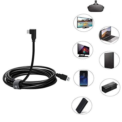 kesoto 5m USB 3.2 Linha de dados Tipo C de Carregamento Rápido de Velocidade para Oculus Quest 2 PC,