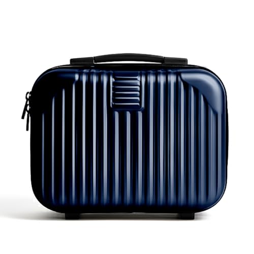 Recopilación de Dark Man , tabla con los diez mejores. 9 Maleta de Viaje Rígida – Material ABS Resistente – 14' - Viaja seguro - Super resistente - Maleta de mano (DARK BLUE)