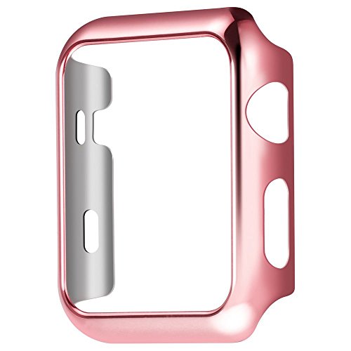 Apple Watch Series 3 Case,Mangix Super Thin Pc Plated Plating Protective Bumper Case For For For Apple Watch Series 3/Edition/Nike+ (38Mm Rose) #TOP4