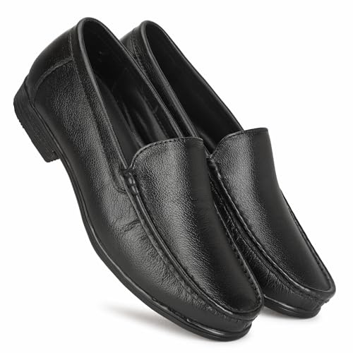 Image of Leatherful Real Leather Loafer Shoes BRLF010| Full Grain Leather | Office | Party | Smart Casual Loafer