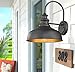Bestshared Outdoor Barn Light,Outdoor Wall Sconce, Farmhouse Porch Wall lamp, Anti-Rust Front Door Lighting Fixture for House, Doorway, Patio, Garage