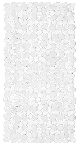 Circul Tapis de bain transparent effet pierre 70 x 35 cm