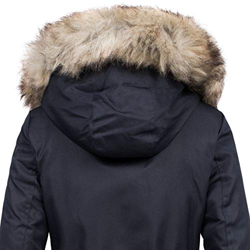 ONLY Damen Parka Parka onlIRIS AW CC OTW 15156574, Gr. 40 (Herstellergröße: L), Blau (Night Sky Night Sky)