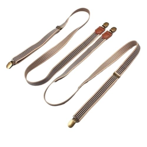 Image of LPLYAA Suspenders For Men Braces For Daily Wear, Party, Wedding And Work (Color : Beige)