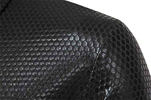 Men's Diamond Fashion Long Sleeve Shirt Night Club Button Down Shirts Shiny Slim Fit Party Casual Dress Shirt4