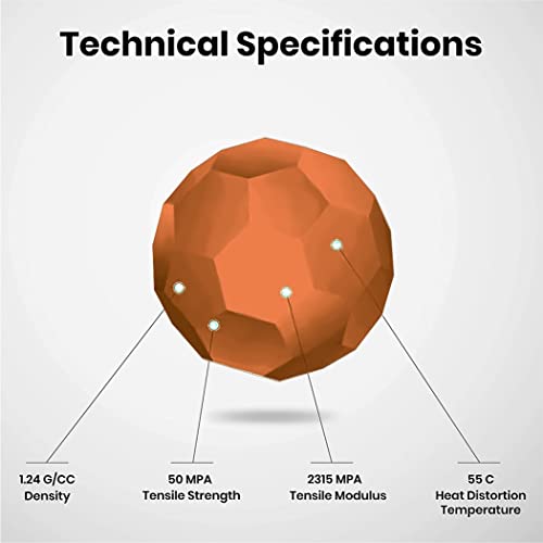 Image of 3idea Imagine Create Print Premium PLA+ Brass 3D Printer Filament 1.75mm Dimensional Accuracy + /- 0.03mm Net Weight- 1 KG
