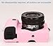 Pocoukate Case for Sony Alpha A6400, A6300, Camera, Soft Silicone Protective Cover Skin with Screen Protector Accessories for Sony Alpha A6400 / 6300 Digital Camera Silicone Cas - Pink
