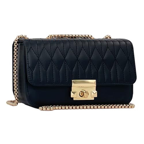 Small Mini Handbags for Women with Golden Chain Cross Body Purses for Women