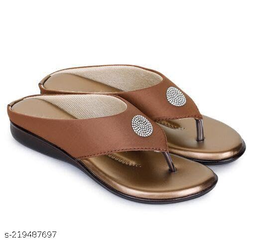 Image of KM Footwear Women's and Girls Fashion Flats and Stylish Sandals Cushioned Flats Wedges
