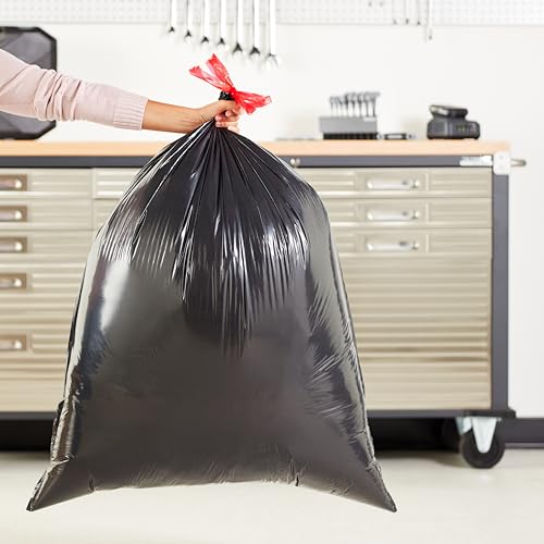 Image of Amazon Basics Multipurpose Drawstring Trash Bags,30 Gallon,(Previously Solimo),50 Count (Pack of 6)