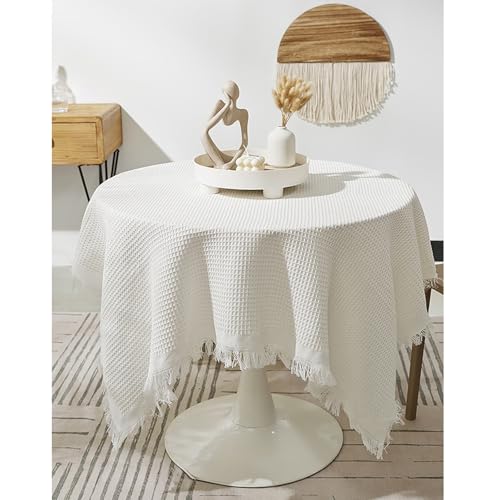 Nappe anti poussière lavable en coton pour protéger votre table - 7