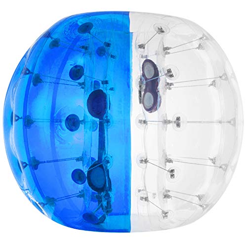 Happybuy Inflatable Bumper Ball 5 FT 1.5M Diameter, Bubble Soccer Ball, Blow It Up in 5 Min, Inflatable Zorb Ball for Adults or Children (5 FT, Blue)