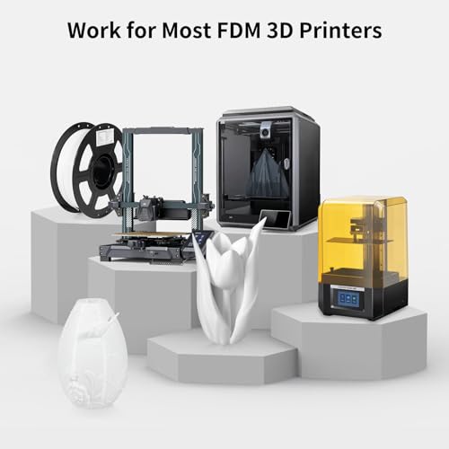 Image of IEMAI Snow White PETG Filament 1.75mm 1kg, Tough & Durable 3D Printer Filament 30-300mm /s Printing Compatible with Bambu Lab, AMS, AMS Lite, Dimensional Accuracy + /- 0.02mm