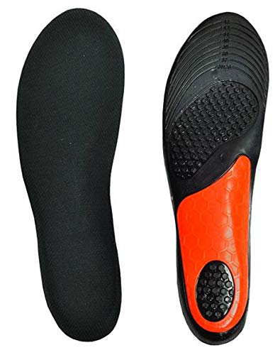 Prottector, Palmilha De Gel Recortável Masculino E Feminino, Preta (Black), Único