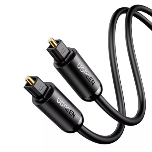 QCYDOBRASIL Cabo de Áudio Toslink Óptico Digital Macho-Macho 2 Me...