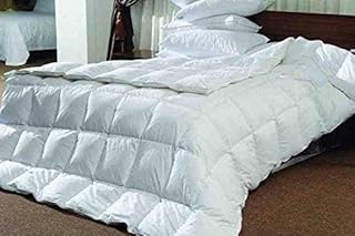 Rohi Luxurious White Goose Feather & Down Duvet Quilt 13.5 Tog King Size100% Cotton cover Anti Dust Mite & Hypoallergenic Down Proof Duvet Warmth without weight Goose Feather & Down Filled Quilt