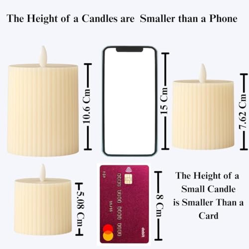 Image of SATYAM KRAFT 6 Set (18 Pcs) LED Tea Light Candles | Flameless, Smokeless, Unscented | for Gifting, Home Decor, Room Decoration Lights, Balcony & Festival, Wedding Decoration Items (6 Set)